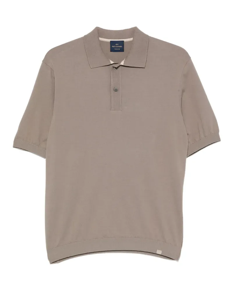 Paul & Shark Poloshirt mit Logo-Patch - Nude Nude