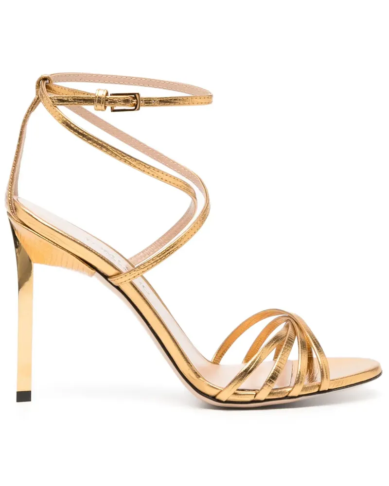 Tom Ford Sandalen aus Leder - Gold Gold