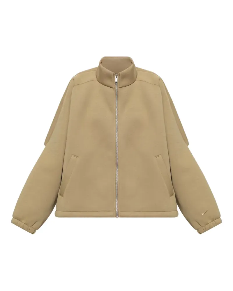 Nike zip-up high-neck sweatshirt - Nude Nude