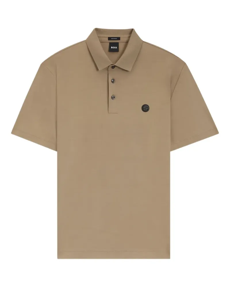 HUGO BOSS Poloshirt mit Logo - Nude Nude