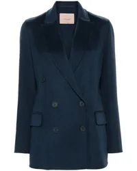 Twin-Set Doppelreihiger Blazer Blau