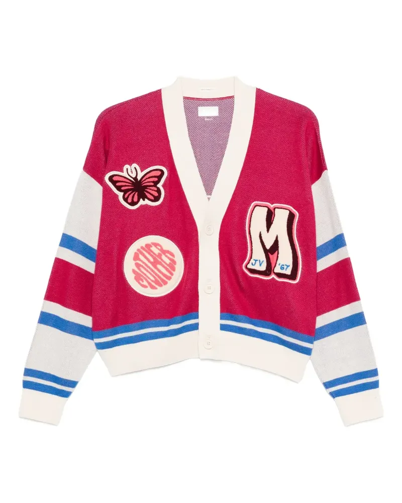 Mother Cardigan mit Patch - Rosa Rosa