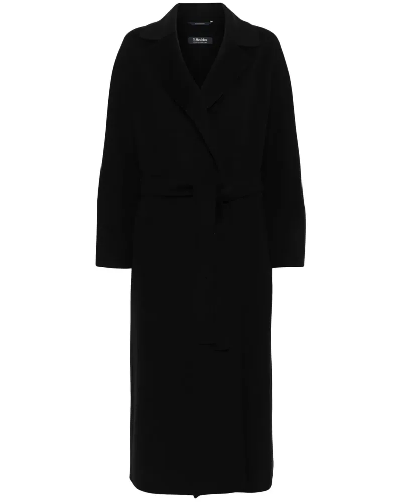 Max Mara Elisa Mantel - Schwarz Schwarz
