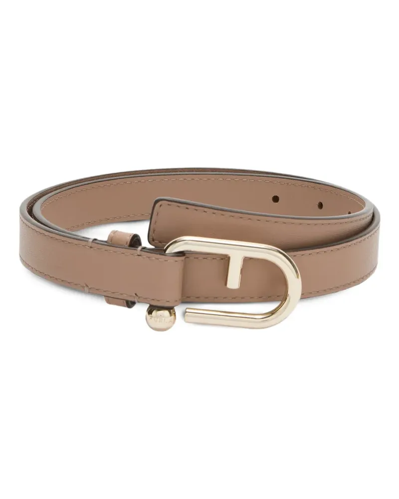 Furla Nuvola Gürtel mit Schnalle - Nude Nude