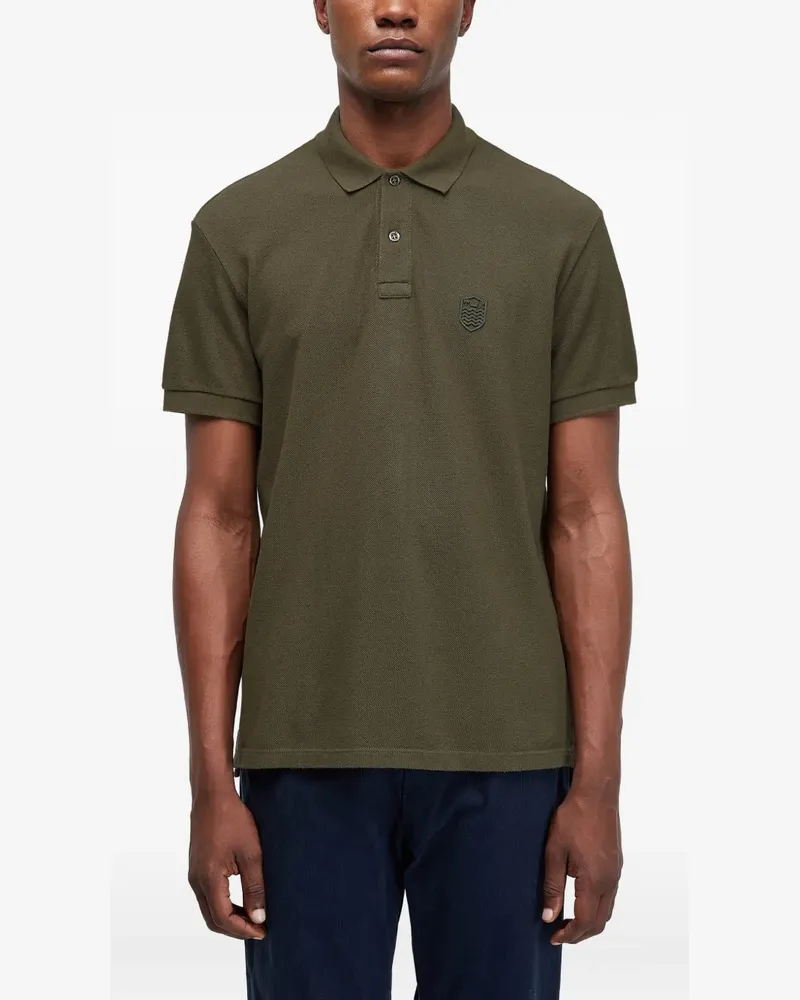 Osklen Poloshirt mit Wappen-Print - Grün Grün