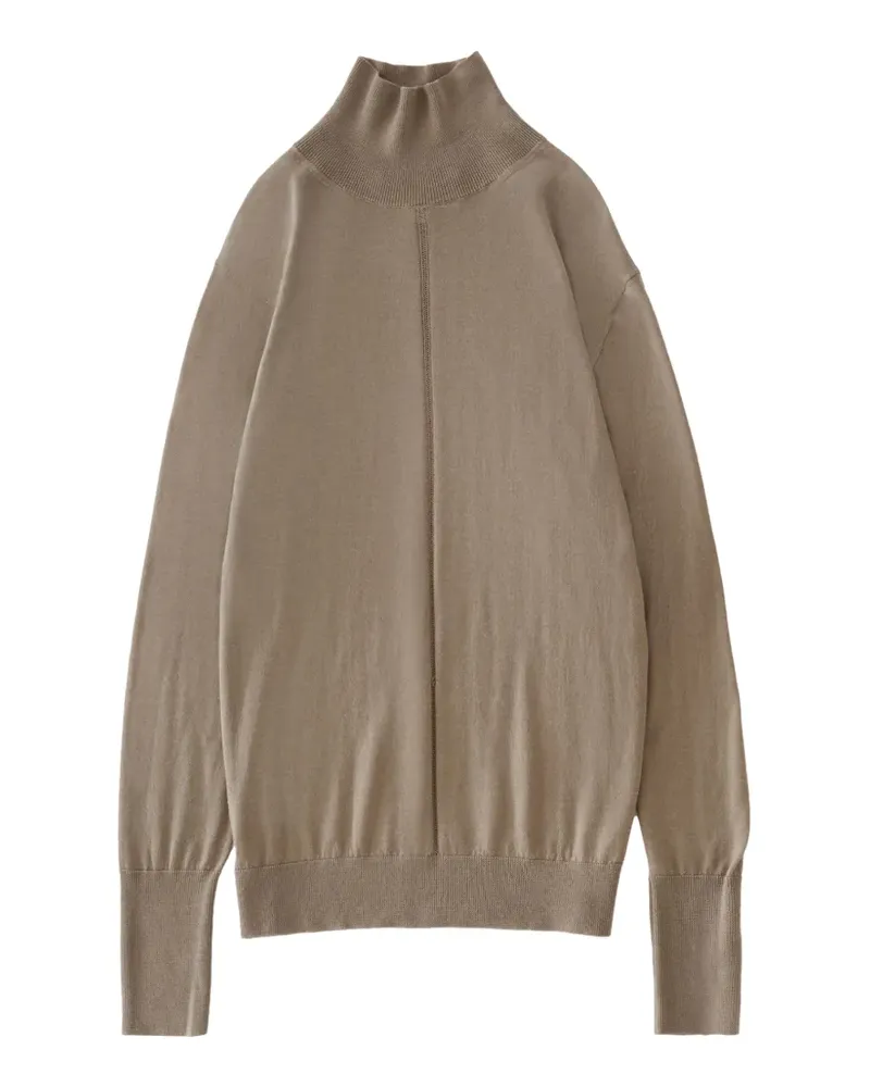 Studio Nicholson Eide Pullover mit Leiternaht - Braun Braun