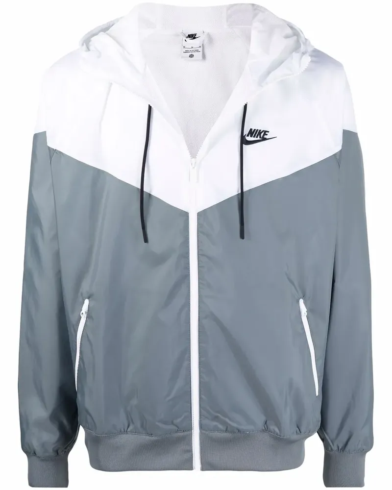 Nike Windbreaker in Colour-Block-Optik - Grau Grau