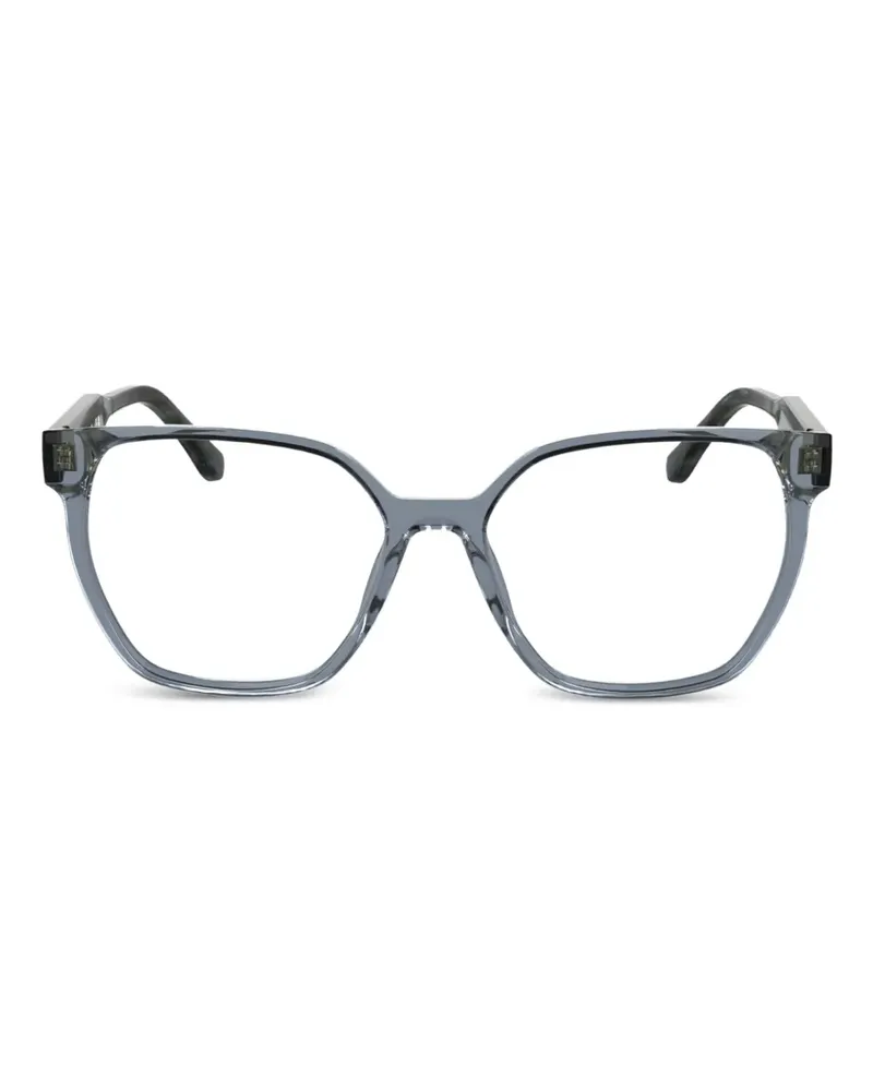 Lacoste Eckige Brille mit Logo - Blau Blau