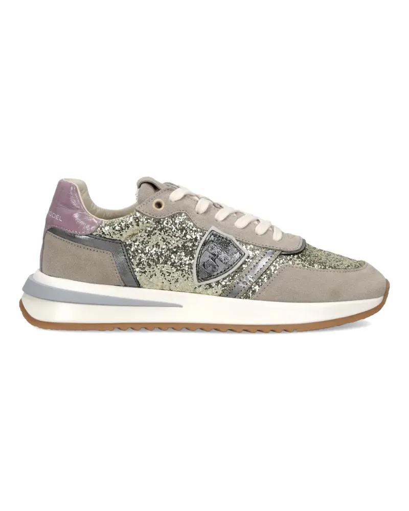 Philippe Model Tropez 2.1 Sneakers im Glitter-Look - Gold Gold