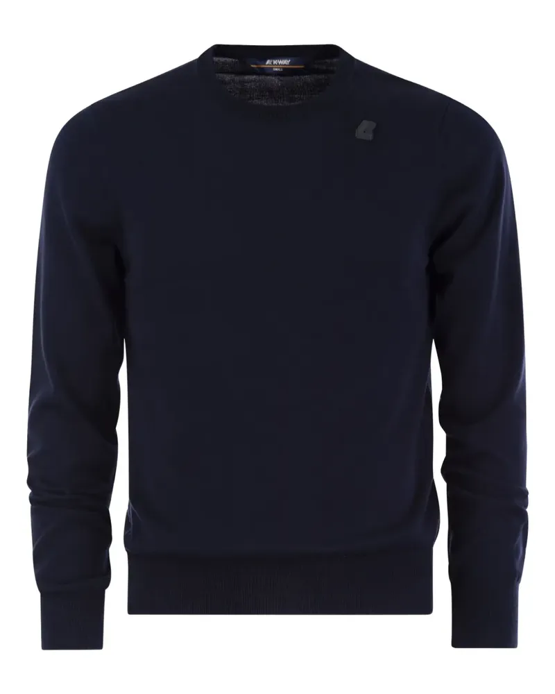 K-Way Sweatshirt mit Rundhalsausschnitt - Blau Blau