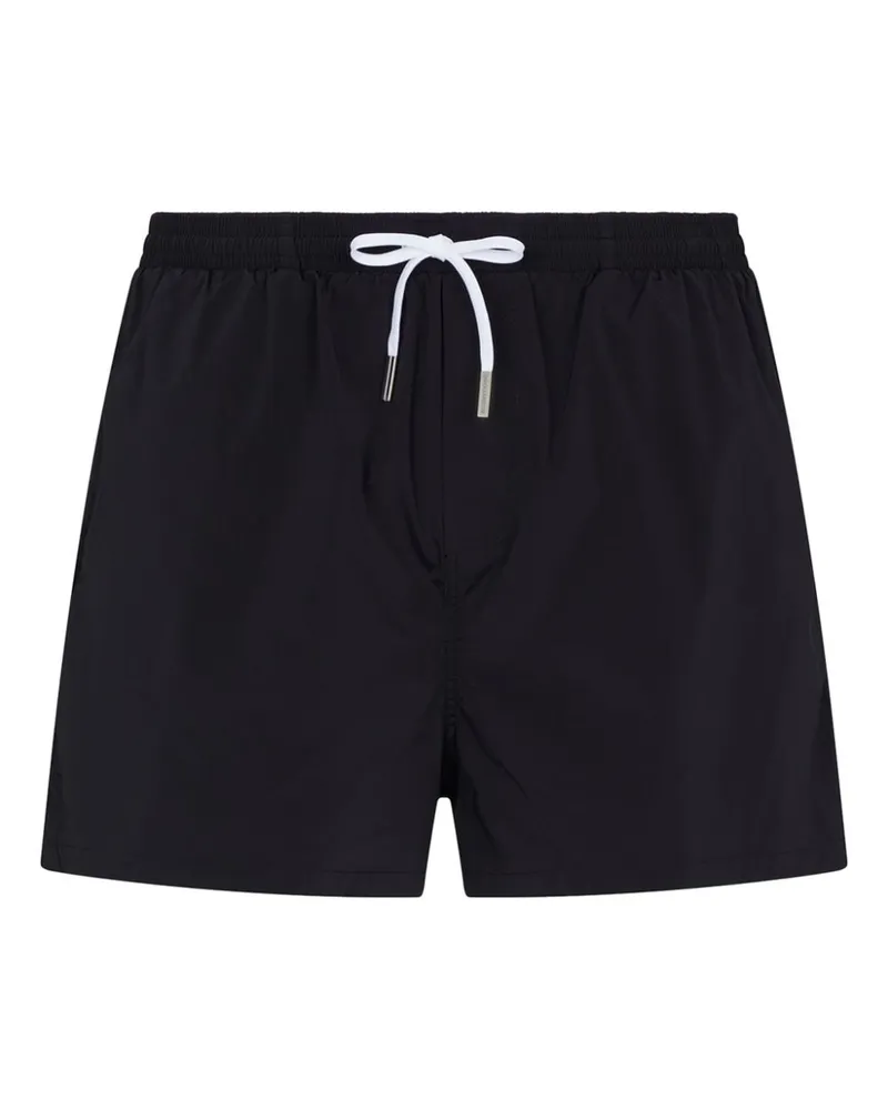 Dsquared2 Badeshorts mit Logo-Zipper Schwarz