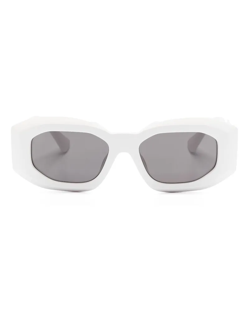 Versace Maxi Medusa Biggie Sonnenbrille - Weiß Weiß
