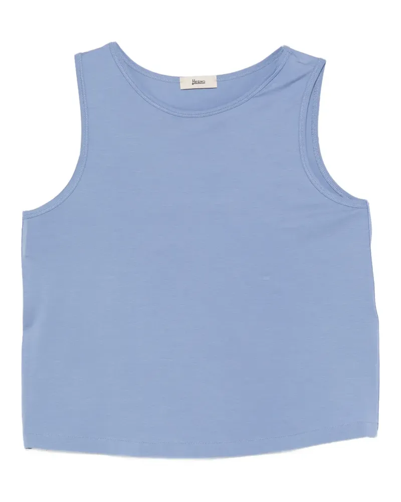 Herno round-neck vest - Blau Blau