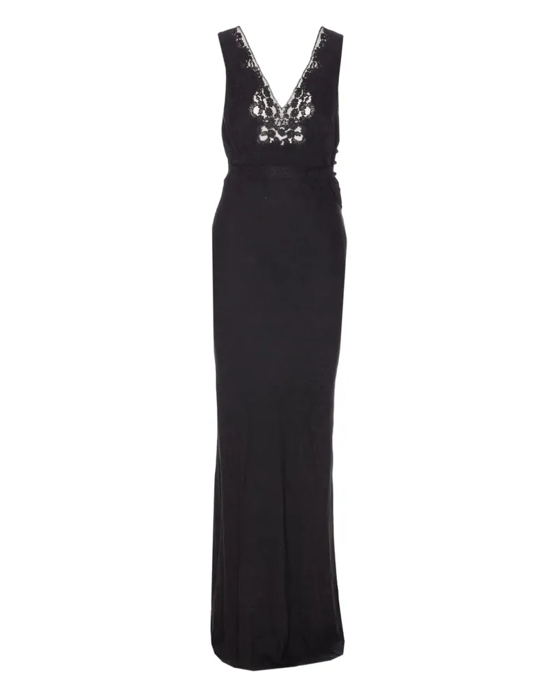 Chloé lace detail dress - Schwarz Schwarz