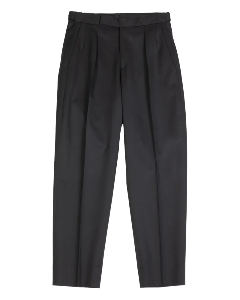 Briglia 1949 Chelsea pleated trousers - Schwarz Schwarz