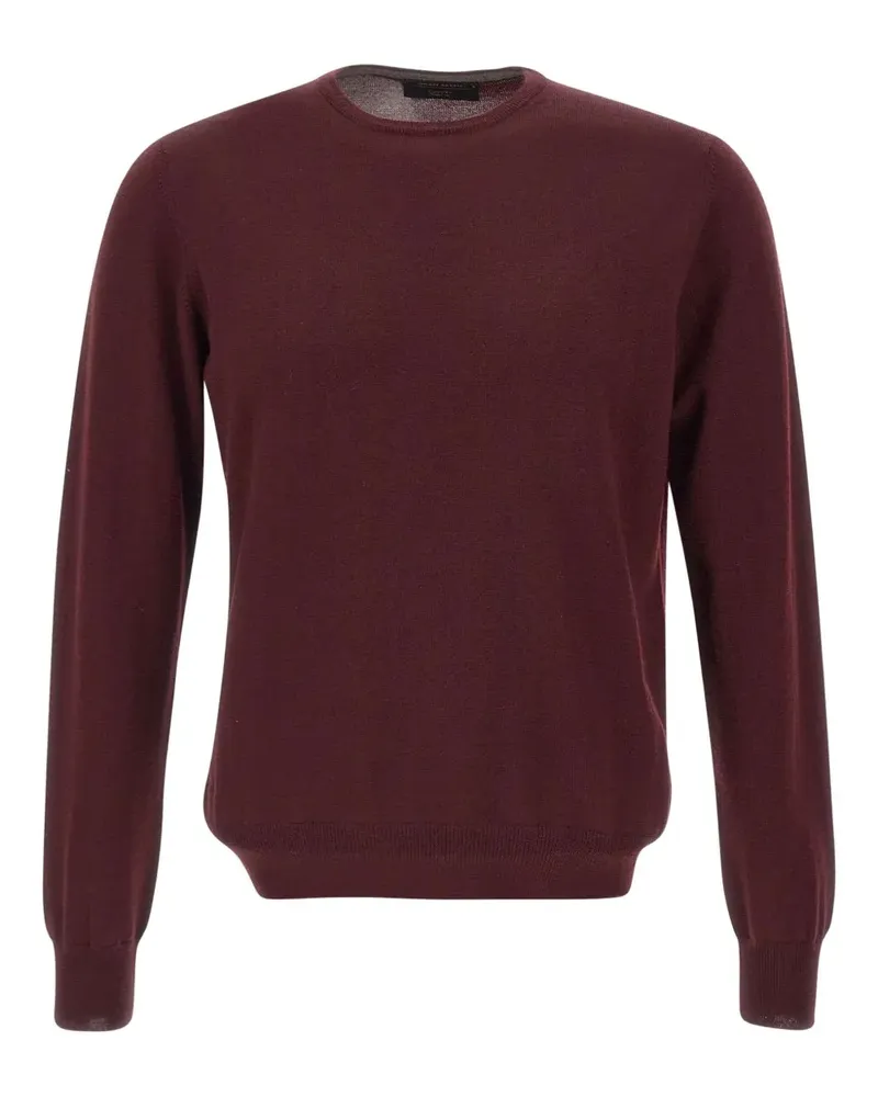 Gran Sasso Pullover mit rundem Ausschnitt - Rot Rot