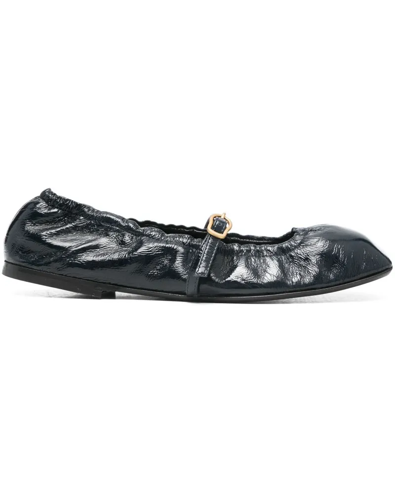 Dorothee Schumacher Ballerinas aus Lackleder - Blau Blau