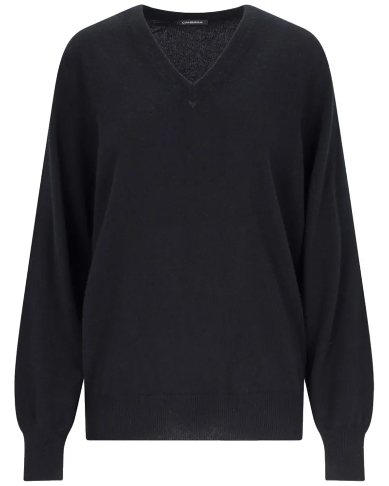 Canessa Pullover aus Kaschmir - Schwarz Schwarz