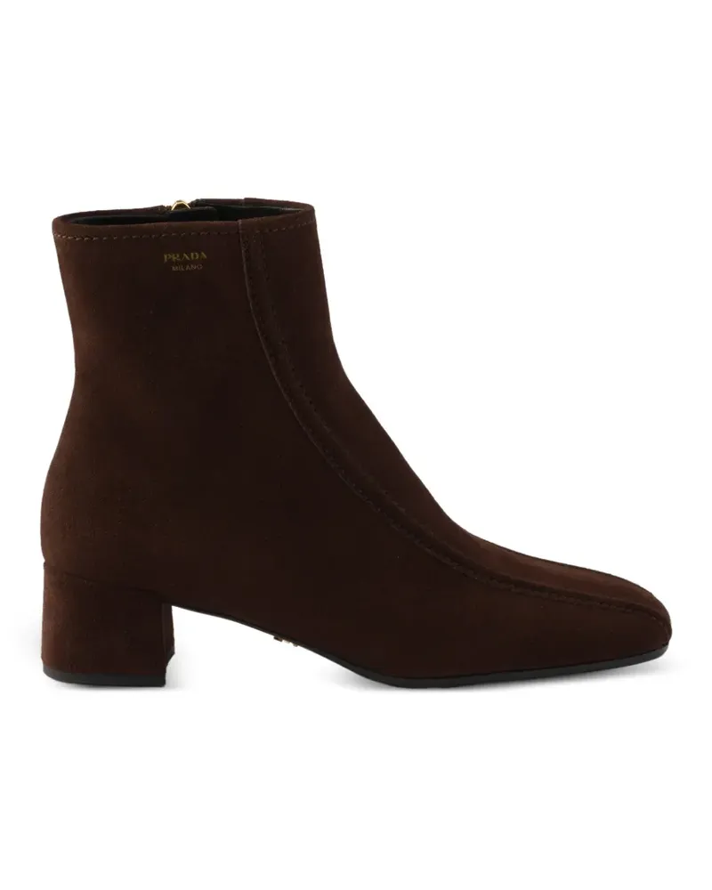 Prada Stiefel mit runder Kappe - Braun Braun