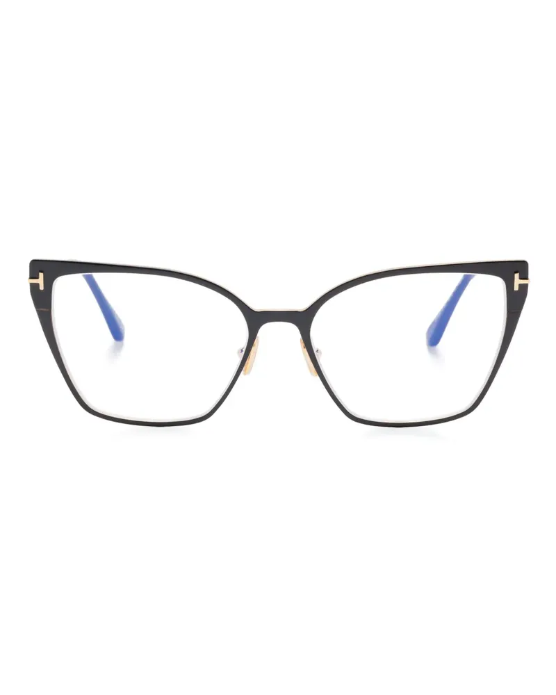 Tom Ford Brille im Butterfly-Design - Schwarz Schwarz