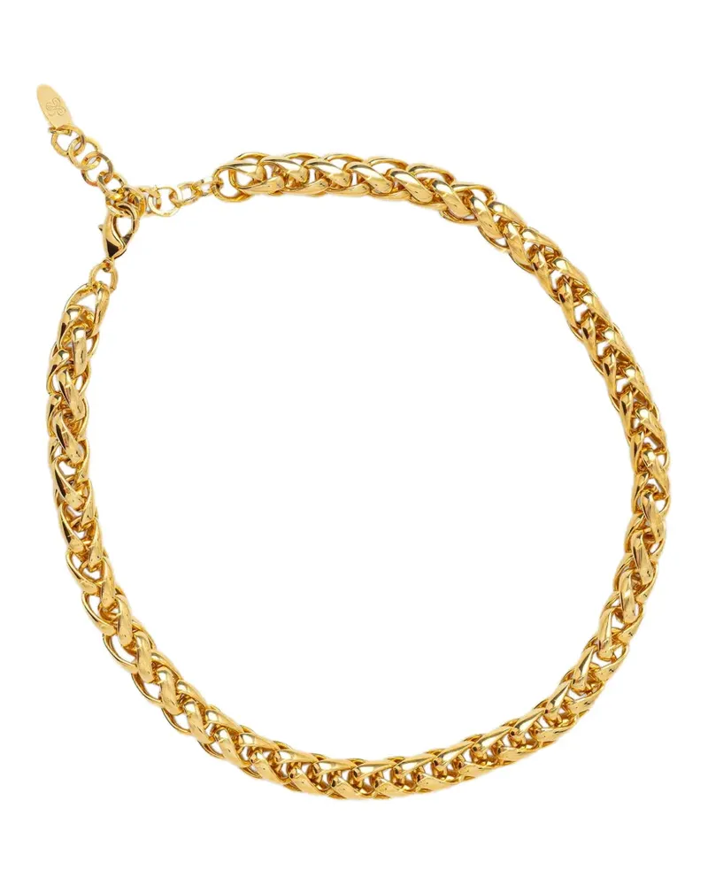 Luisa Spagnoli Narsete chunky wheat-link necklace - Gold Gold