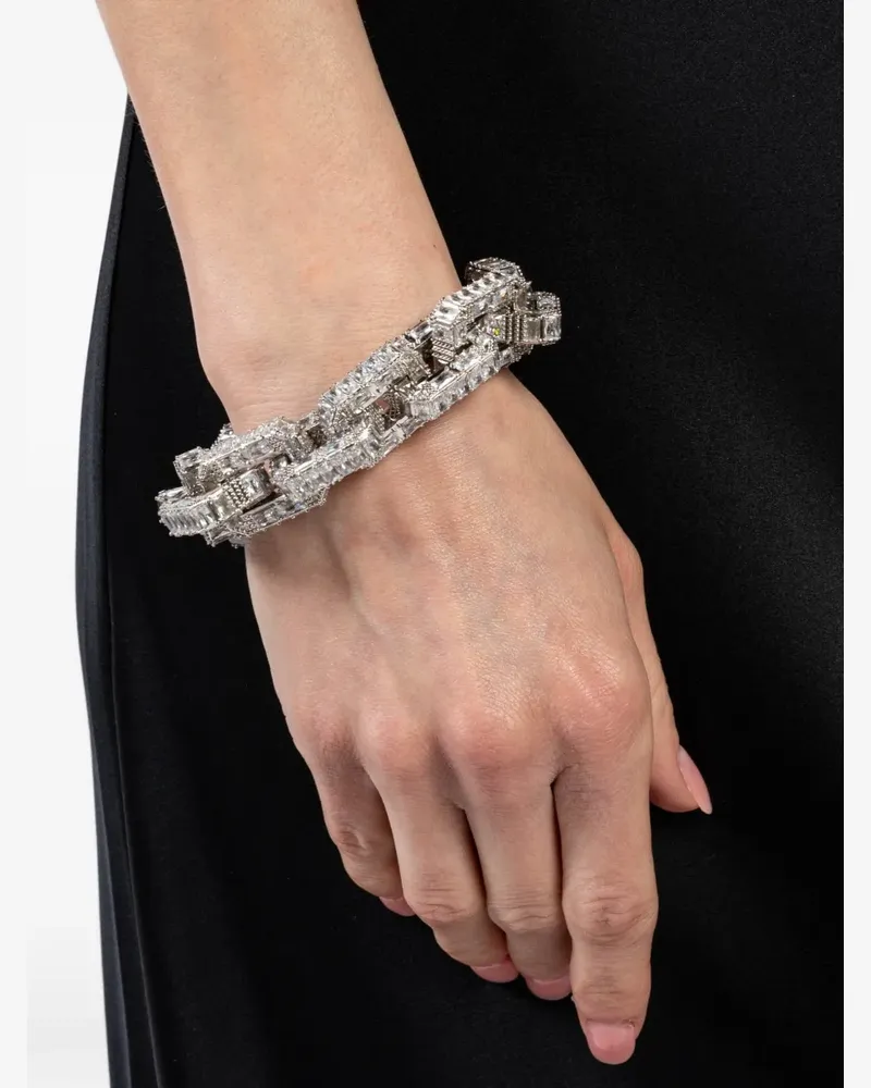 Eddie Borgo Supra rectangular-shape bracelet - Silber Silber