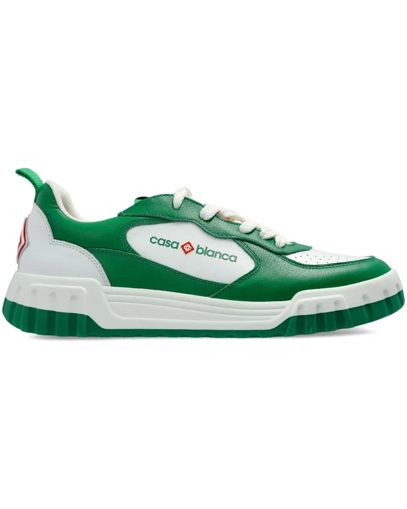 Casablanca Paris Court Sneakers - Weiß Weiß