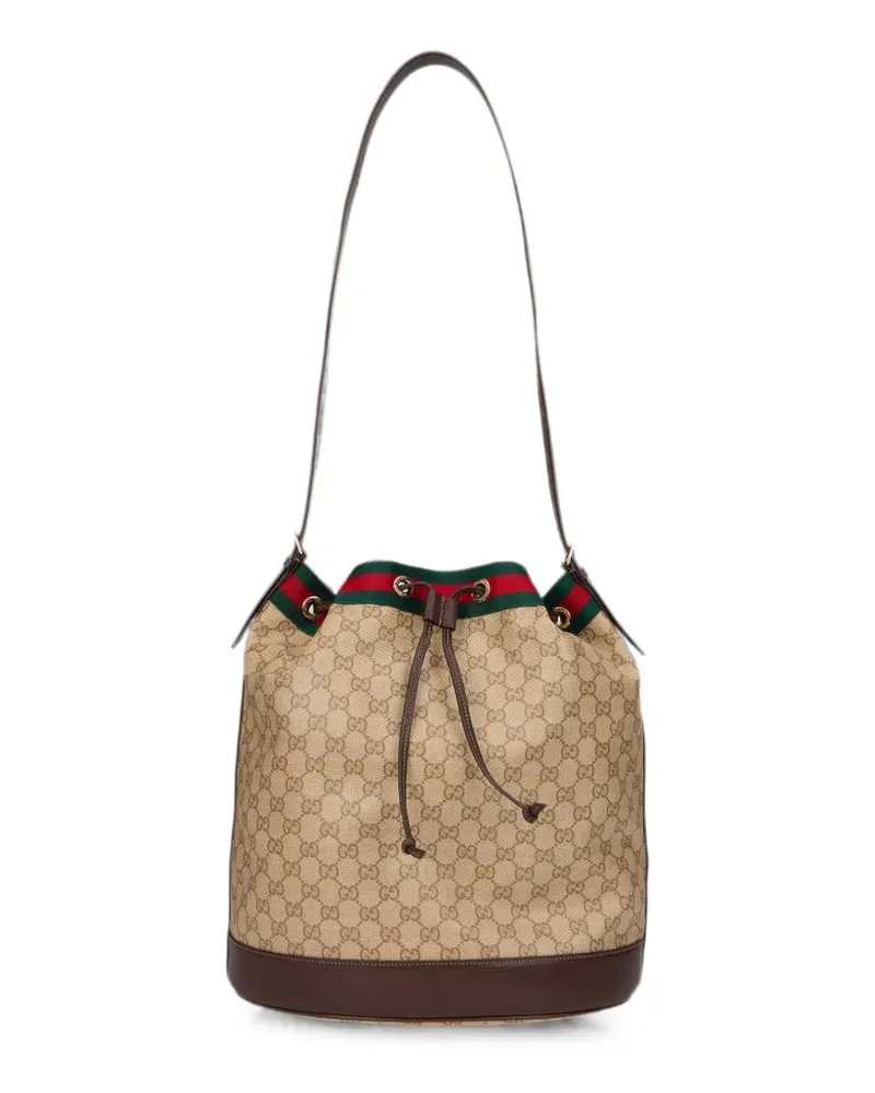 Gucci Venice GG Supreme Beuteltasche - Nude Nude