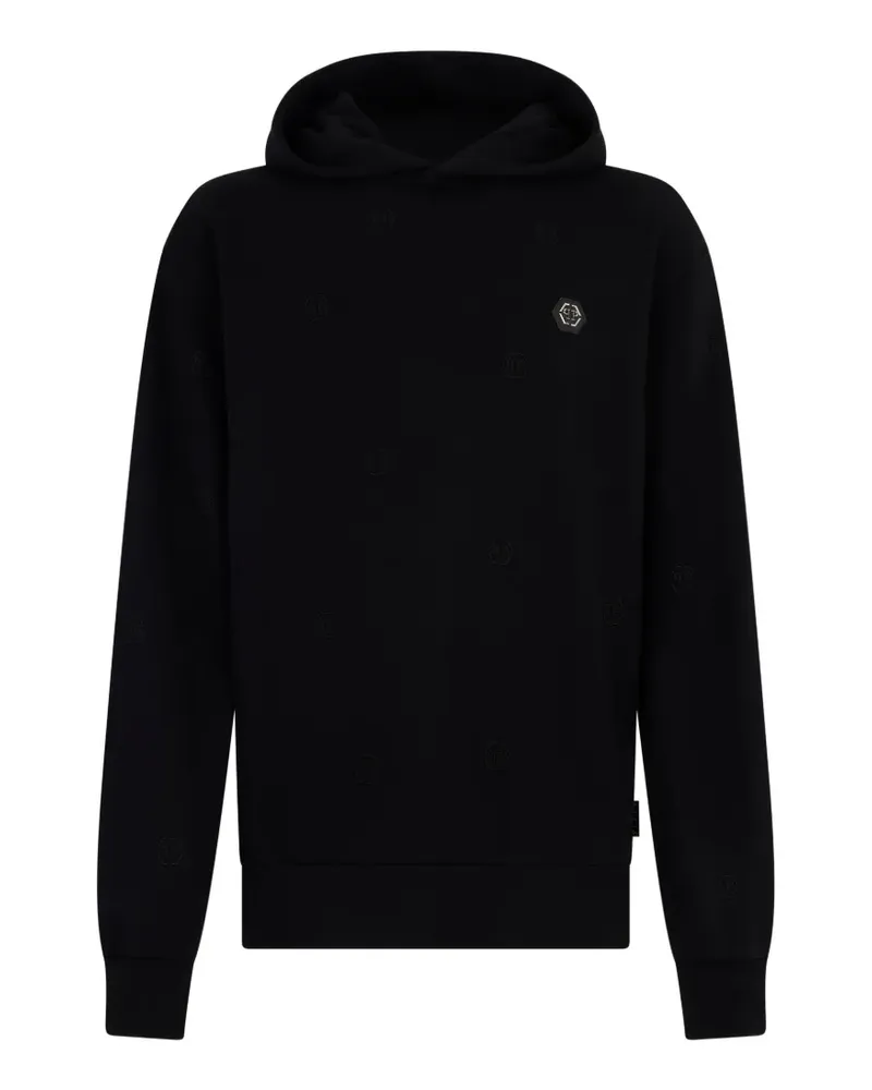 Philipp Plein logo hoodie - Schwarz Schwarz