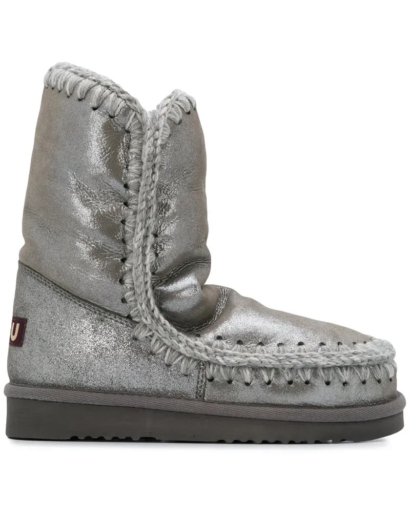 Mou Klassische Eskimostiefel - Silber Silber