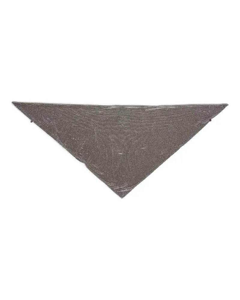 Giuseppe di Morabito crystal-embellished triangular hair accessory - Grau Grau