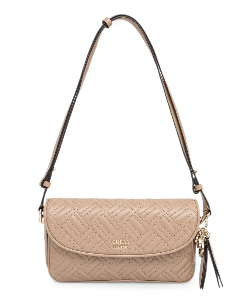 Guess Sally quilted shoulder bag - Nude Nude