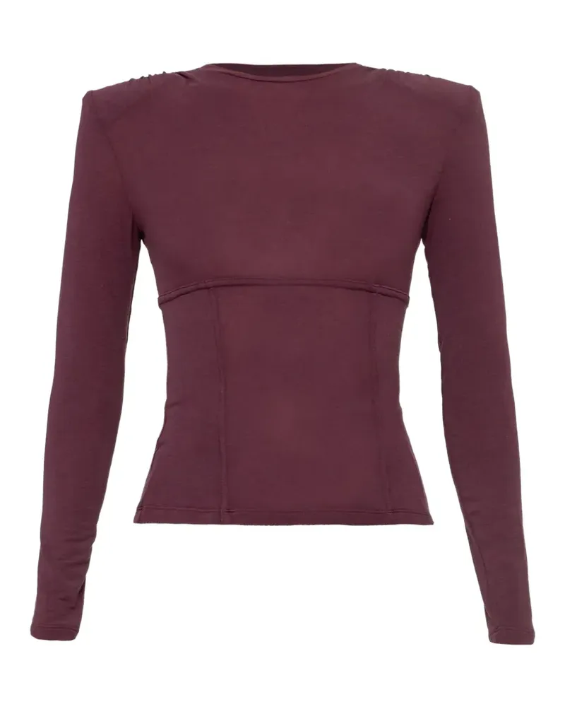 NISSA tencel and wool top - Violett Violett
