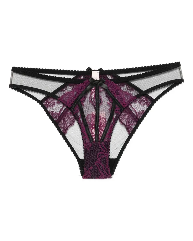 Agent Provocateur Rozlyn lace-paneled briefs - Schwarz Schwarz