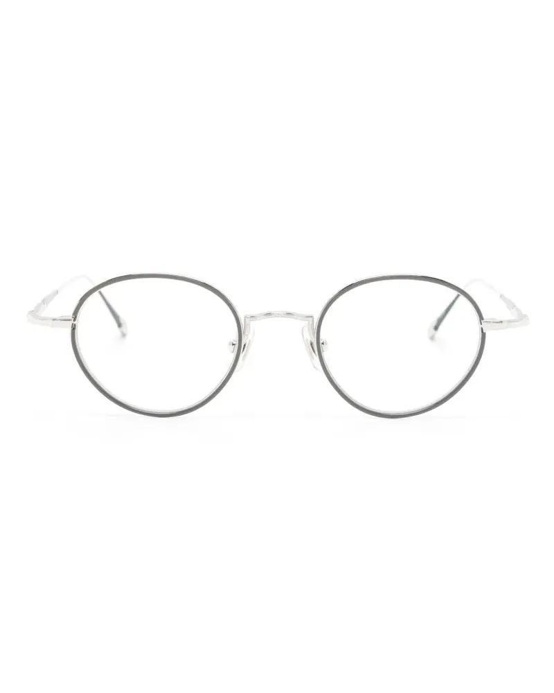 MATSUDA Brille mit rundem Gestell - Silber Silber