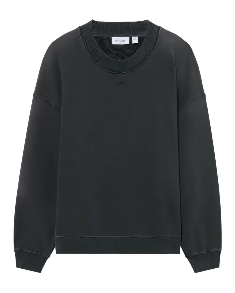 OFF-WHITE Laundry Off Stamp oversized crewneck - Grau Grau