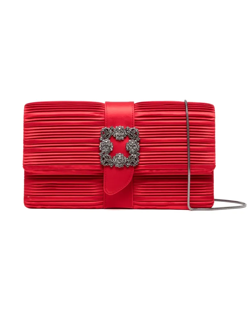 Manolo Blahnik Capri Clutch - Rot Rot