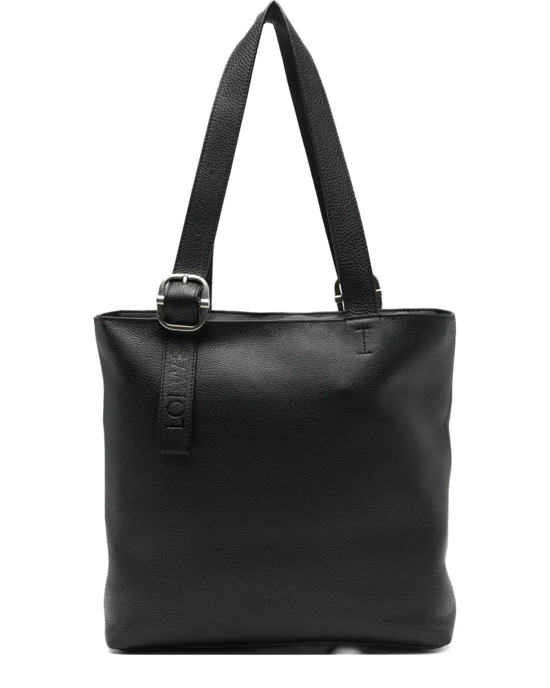 Loewe Loop Tote Bag mit Schnallendetail - Schwarz Schwarz