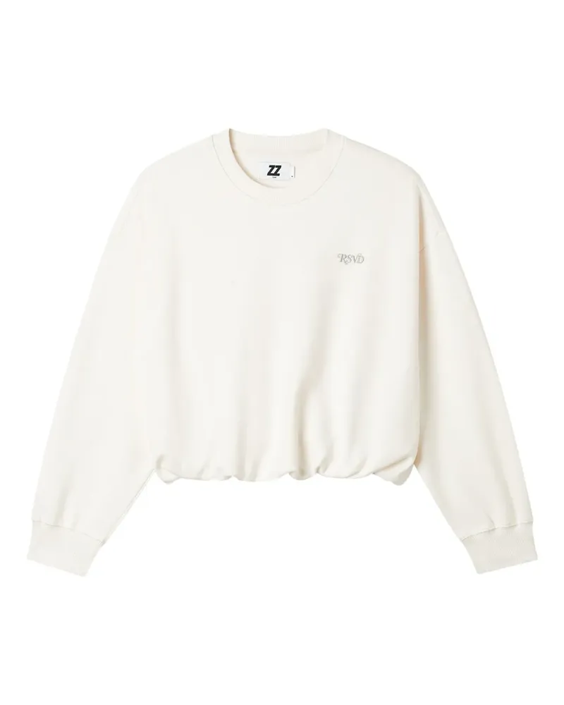 Izzue Besticktes Sweatshirt - Weiß Weiß