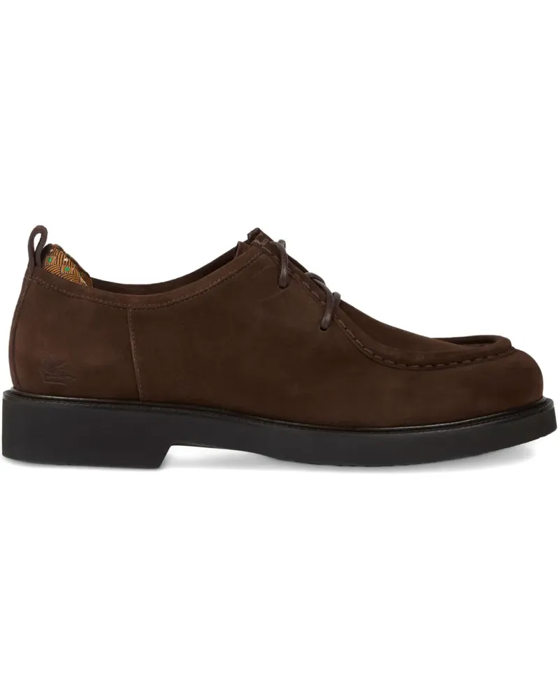 Etro Derby-Schuhe aus Wildleder - Braun Braun