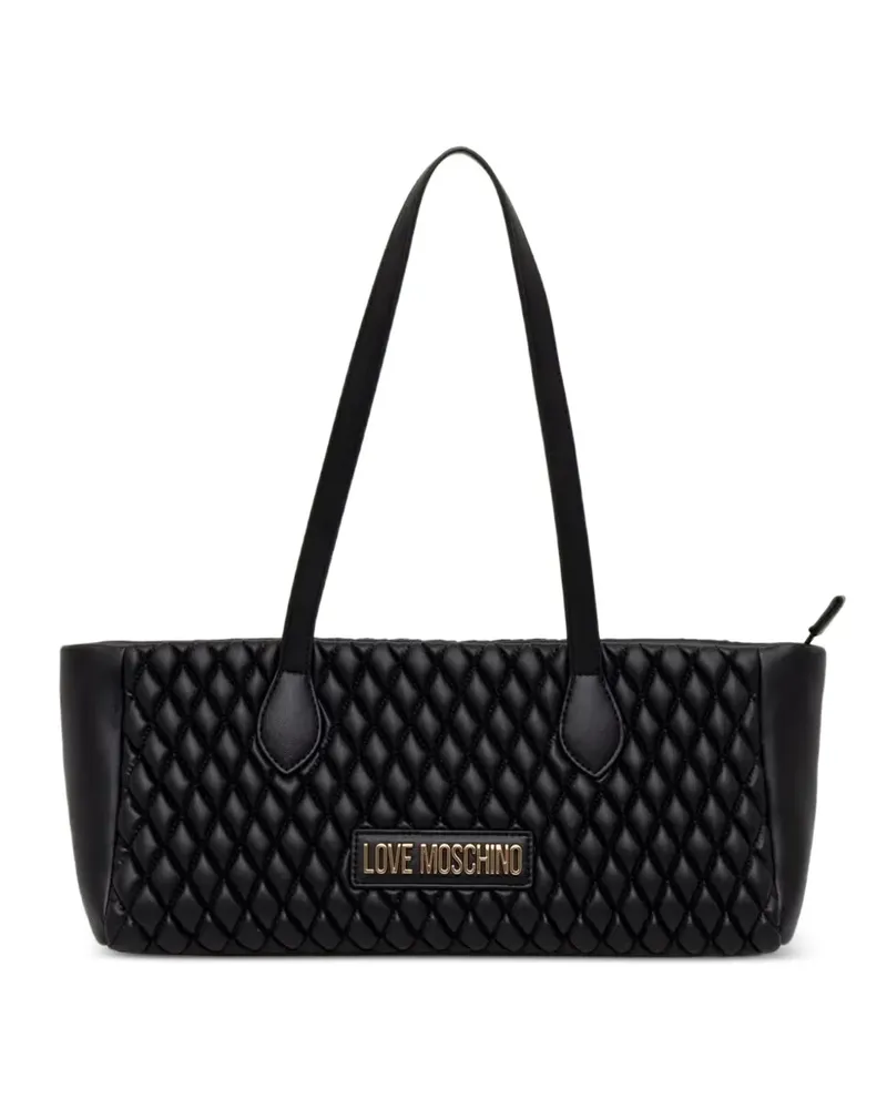 Moschino Shopper mit Steppung - Schwarz Schwarz