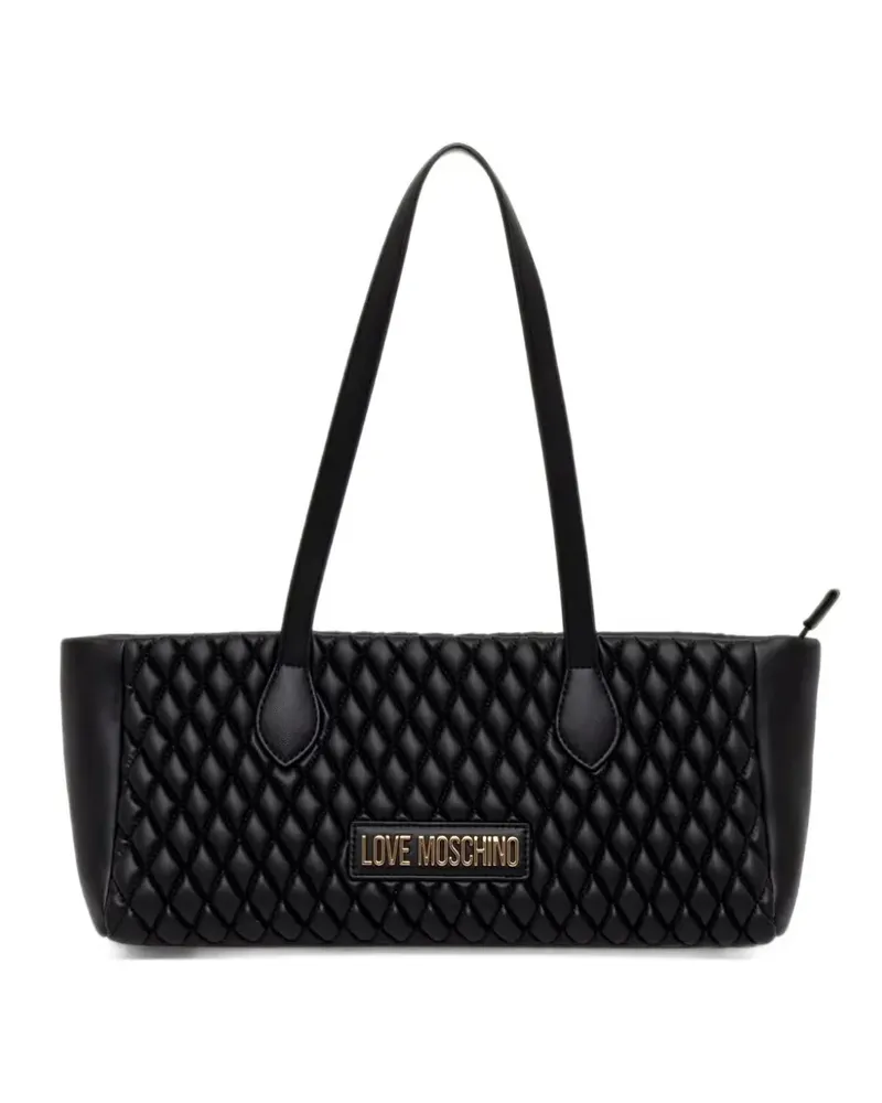 Moschino Shopper mit Steppung - Schwarz Schwarz