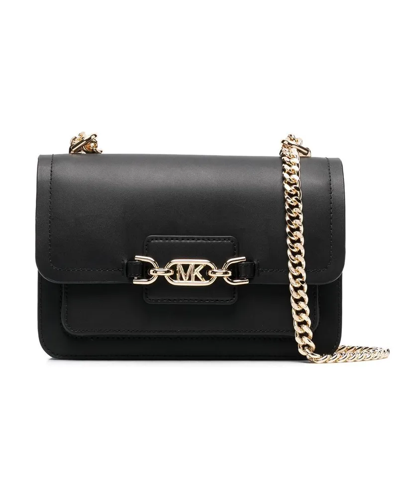Michael Kors Schultertasche mit Logo-Schild - Schwarz Schwarz