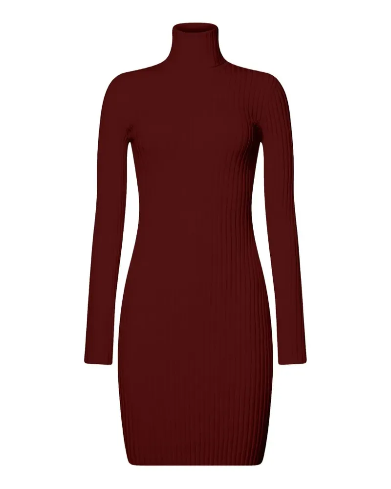 Wolford Geripptes Kleid - Rot Rot