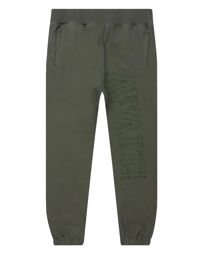 AWAKE NY Jogginghose mit Logo-Stickerei - Grün Grün