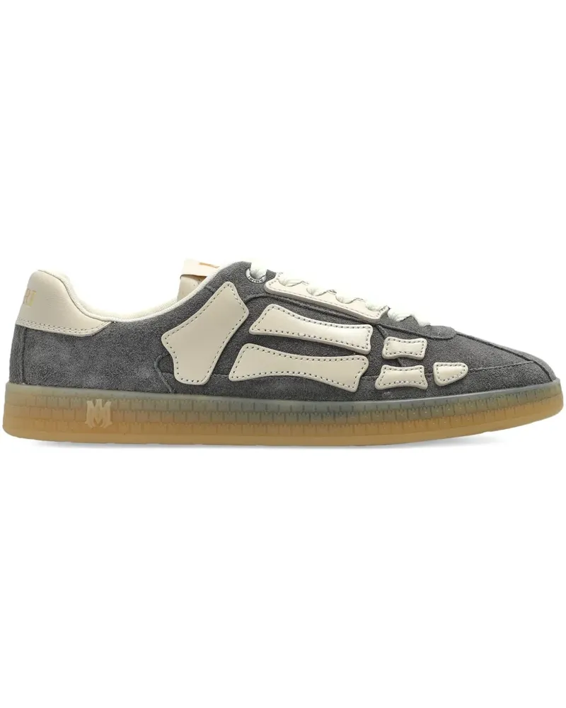Amiri skeleton-detail suede trainers - Grau Grau
