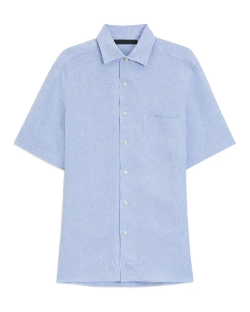 HUGO BOSS x David Beckham Hemd mit kurzen Ärmeln - Blau Blau