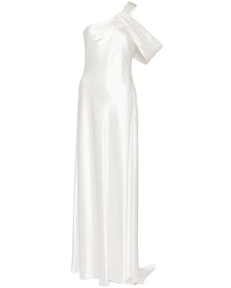 Acler Fitzgerald Midikleid - Weiß Weiß