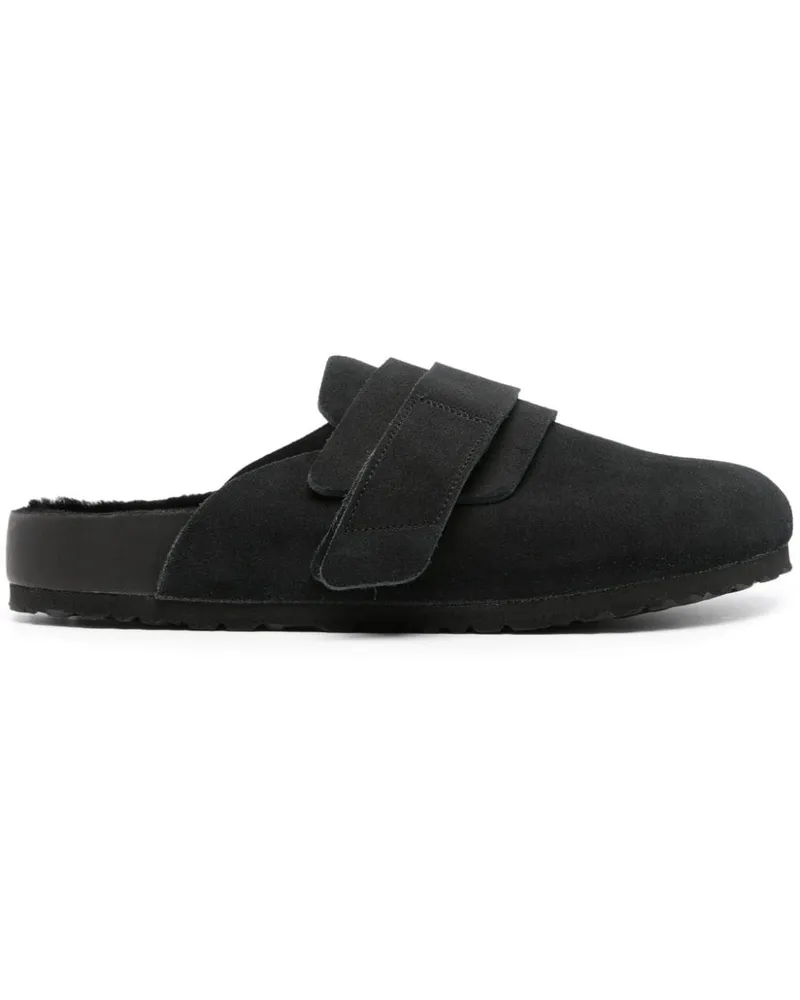 Birkenstock x Tekla Nagoya Slipper aus Wildleder Schwarz