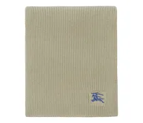 Kaschmirschal mit Ritteremblem-Stickerei - Grün